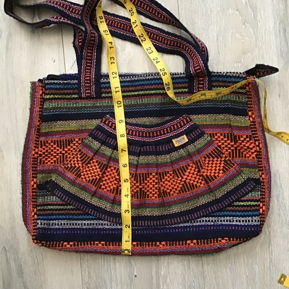 Mexican Woven Shoulder Bag imported from Mexico - Picture 8 of 9